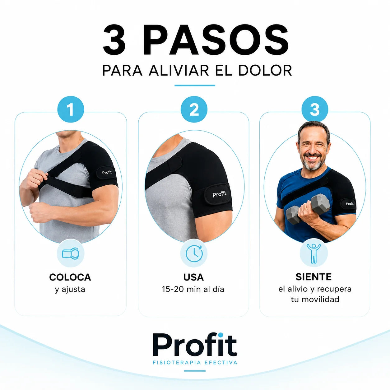 Hombrera Profit | Alivio y Fortalecimiento sin Cirugía