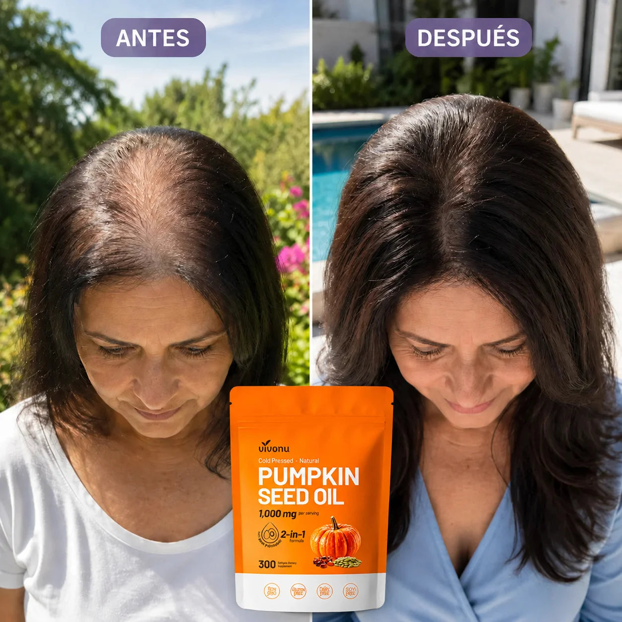 Pumpkin Seed Oil | Fortalece tu cabello en semanas