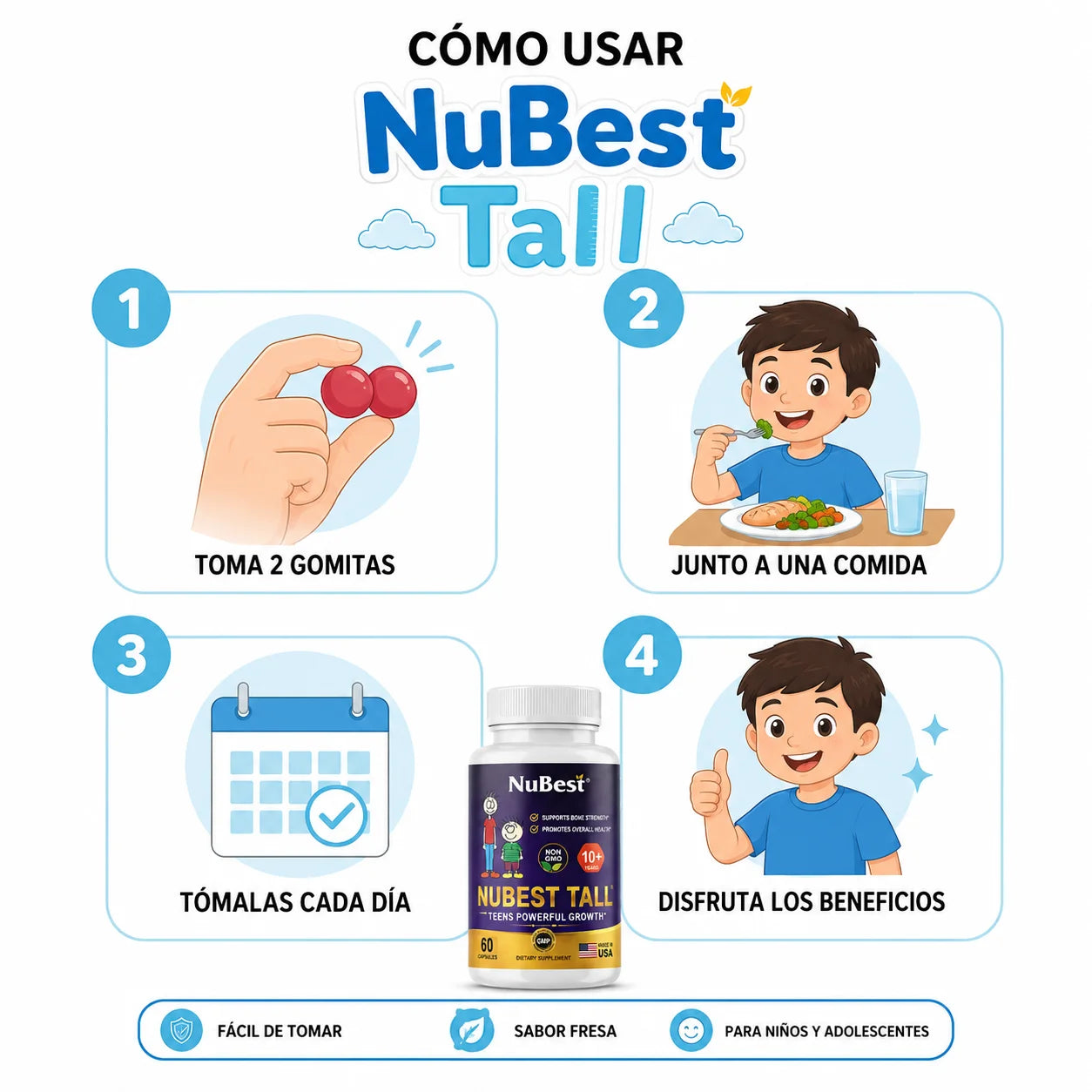 Nubest Tall | Crecimiento Constante y Saludable